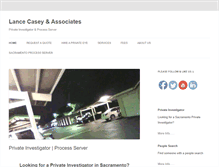 Tablet Screenshot of lancecasey.com